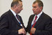 Президент «Транснефти» Николай Токарев (слева) и главный исполнительный директор «Роснефти» Игорь Сечин