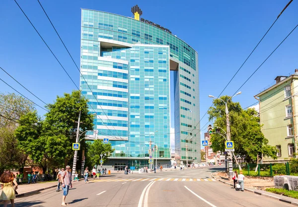 Вид здания ОАО Самаранефтегаз - единица — стоковое фото